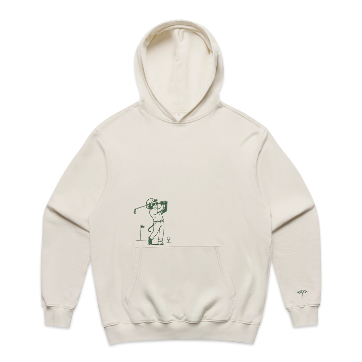 Monkey Golf Club Hoodie - Bone